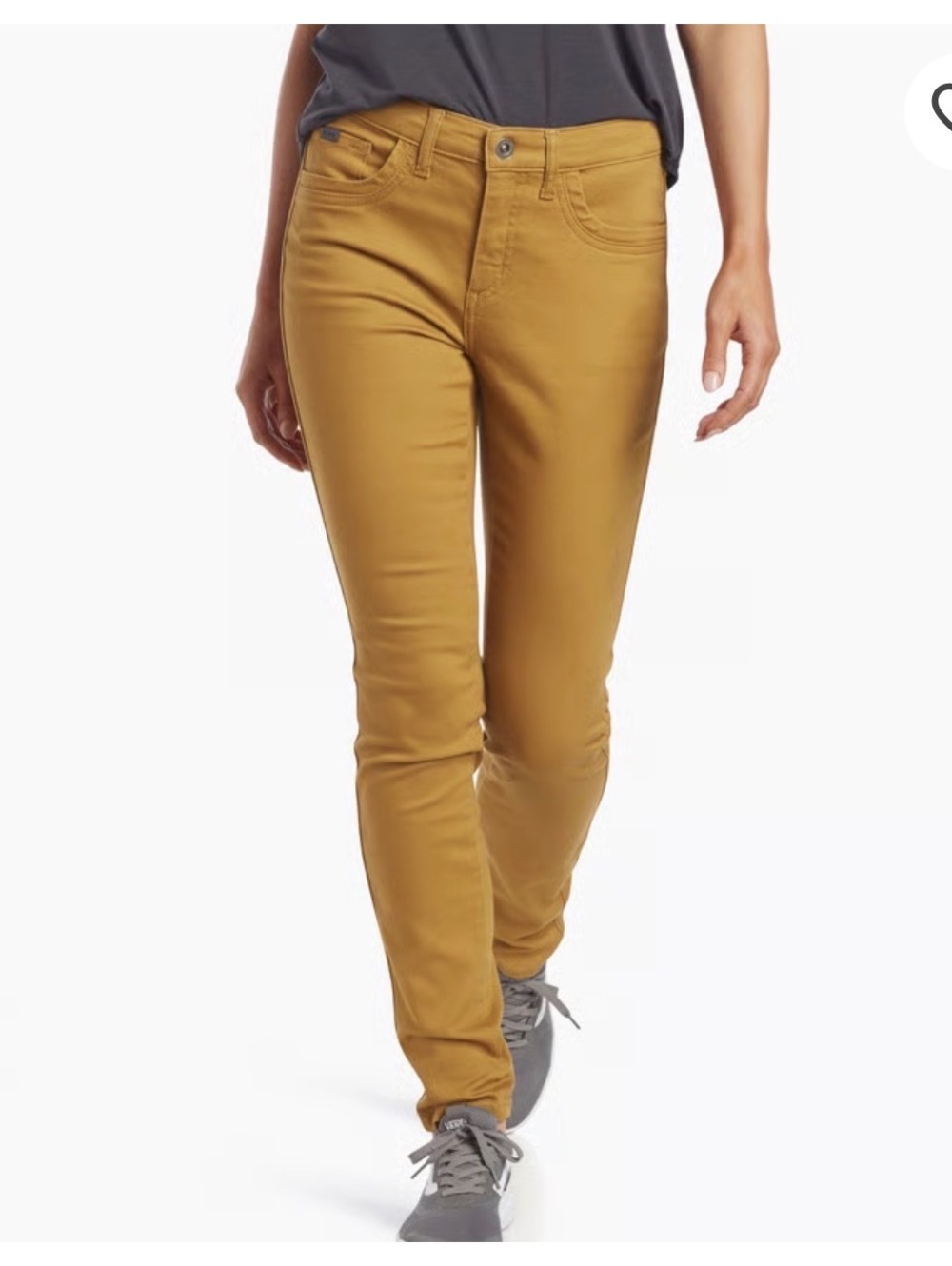Kühl Kontour Skinny Harvest Gold Womens Jeans Pants Tech Gorpcore Stretch